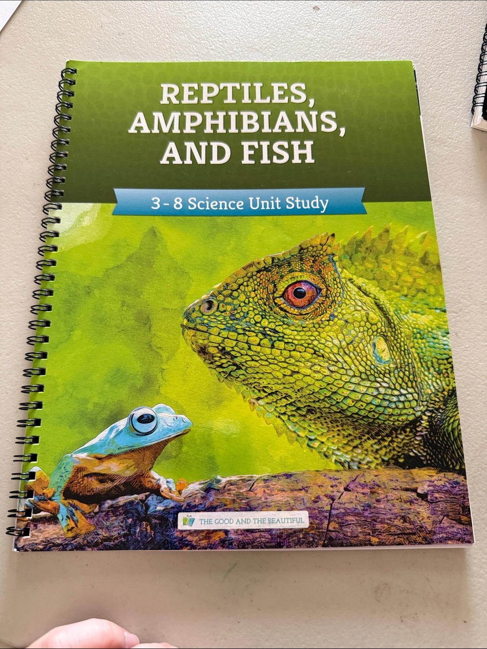 The Good and The Beautiful Reptiles, Amphibians, and Fish Science Unit - Green